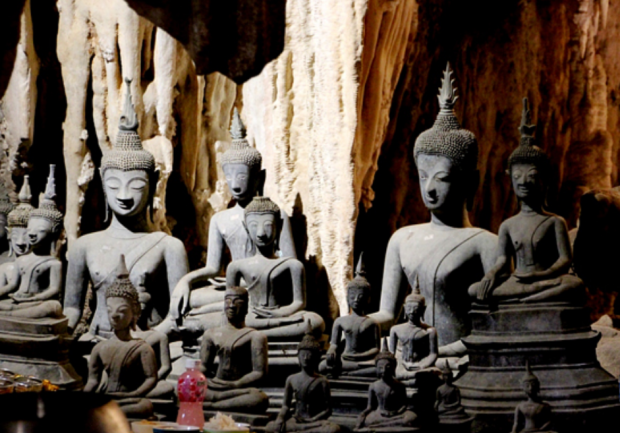 Tham Pa Fa Cave in Laos