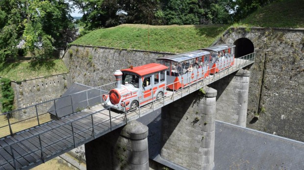 Tourist Train in the Citadel of Namur 