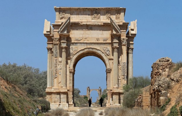 Arch of Septimus Severus, Leptis Magna, Libya 