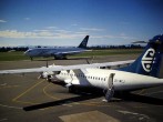 Air New Zealand has grounded its fleet of Beech 1900D aircraft Tuesday after a hairline crack was found on an aircraft.