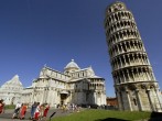 Leaning Tower Offers Night Views