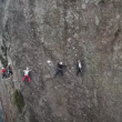 Climbers Cling to Cliffs as Overcrowding Grips Yandang Mountain's Via Ferrata